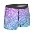 thumbnail image 3 of Kll Multicolor Glitter Men'S Cotton Boxer Briefs Underwear-Xx-Large, 3 of 9