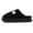 Black, variant on Slippers for Women Men, Soft Thick Memory Foam Slippers, Fuzzy Bedroom House Shoes Indoor, Brown Size 8.5