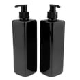 thumbnail image 4 of 2pcs 500ml Large, Empty, Black Plastic Bottles With Lotion Pumps, Great For Dispensing - Black Pump, 500ml, 4 of 5