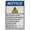 Warning Sign 3, variant on Industrial ANSI Vertical Electrical Alternative Energy Warning Sign #104 - 8"x12" Weatherproof, UV Resistant for Indoor/Outdoor Workplace