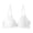 White, variant on COMVALUE Women's Blissful Benefits Side Smoothing Underwire Bra (Khaki, 70B)