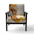 thumbnail image 4 of Designart "Golden Colorful Pattern" Upholstered Modern & Contemporary Accent Chair and Abstract Arm Chair - Multiple Color & Pattern, 4 of 7