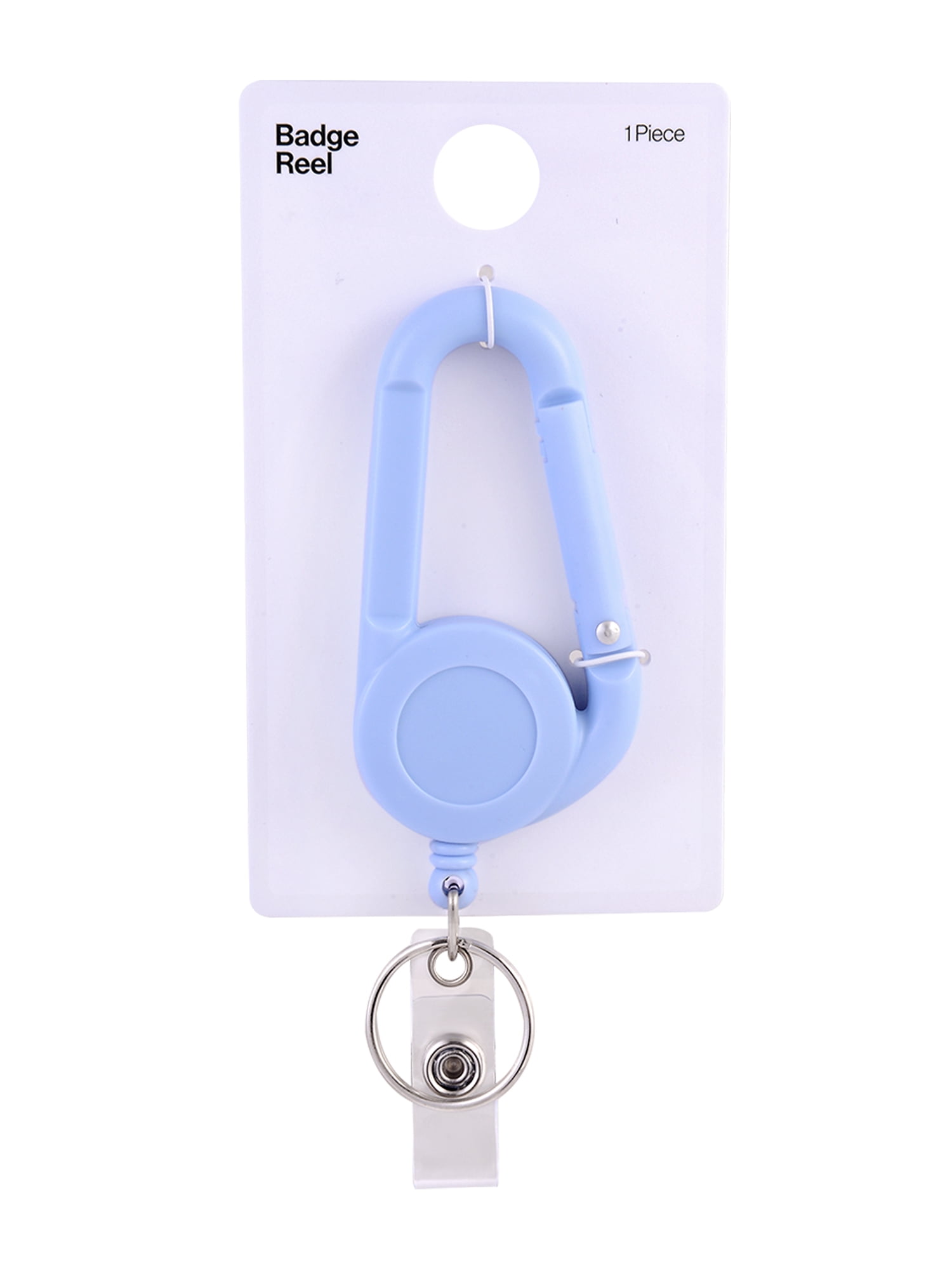 Solutions Light Blue Retractable Badge Reel
