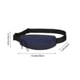 thumbnail image 3 of FastXmas Mini Sling Bag - Crossbody Bag Water-Resistant Dual Pocket Chest Pack - Adjustable Lightweight Pack Bag for Running, Travel & Everyday Workout(10.2 x 4.7 Inch), 3 of 6