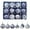 Blue, variant on Christmas Decoration Clearance 12Pcs/set Christmas Tree Ornaments, Christmas Ball Ornaments Set Shatterproof Christmas Tree Decorations for Xmas Red