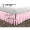 thumbnail image 5 of SGI Bedding 9 Inch Ruffled Bed Skirt | Microfiber Bed Skirt | Fade Resistant, Wrinkle Free, Anti-static, Decorative, Extra Storage Space, Clutter-Free |Olympic Queen, Pink, 5 of 8