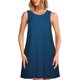 thumbnail image 1 of Balery Dark Blue Vestidos de verano para mujer con estampado: vestido holgado sin mangas, vestido playero informal y cómodo para días calurosos., 1 of 7