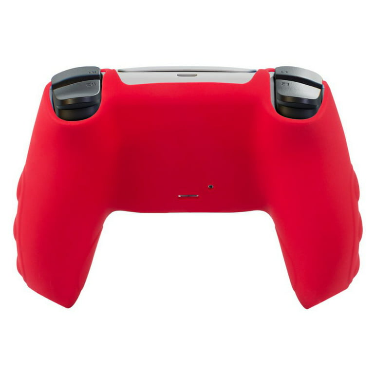 SD-WSQI-CQEW - CUSTODIA COVER SILICONE CONTROLLER JOYSTICK PAD SONY  PLAYSTATION 5 PS5 Rosso 
