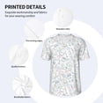 thumbnail image 3 of KLL Household Appliances for Men's Baseball Shirts,Short Sleeve Casual Shirts Button Down Shirt for Men Beach Summer Wedding Shirt-Medium, 3 of 7