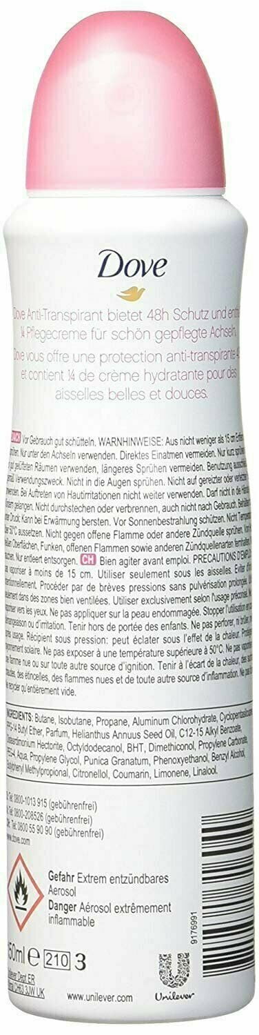 Dove Go Fresh Pomegranate & Lemon Verbena Antiperspirant Spray Deodorant For