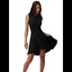 thumbnail image 1 of Vestido Casual Básico Sin Mangas de Color Liso, Ajustado y Ajustado para Mujer, Color Negro, Talla L, 1 of 7