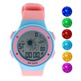 thumbnail image 1 of Kids Digital Colorful LED Sports Watch Chronograph Alarm TPU Strap 50M Water Proof, 1 of 7