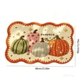 thumbnail image 3 of Pumpkin Pattern Diatom Mud Mat, Water Absorbent Quick Dry Bath Rug, Non Slip Home Front Door Doormat, for Fall Halloween Home Yard Front Door Decor, 3 of 4