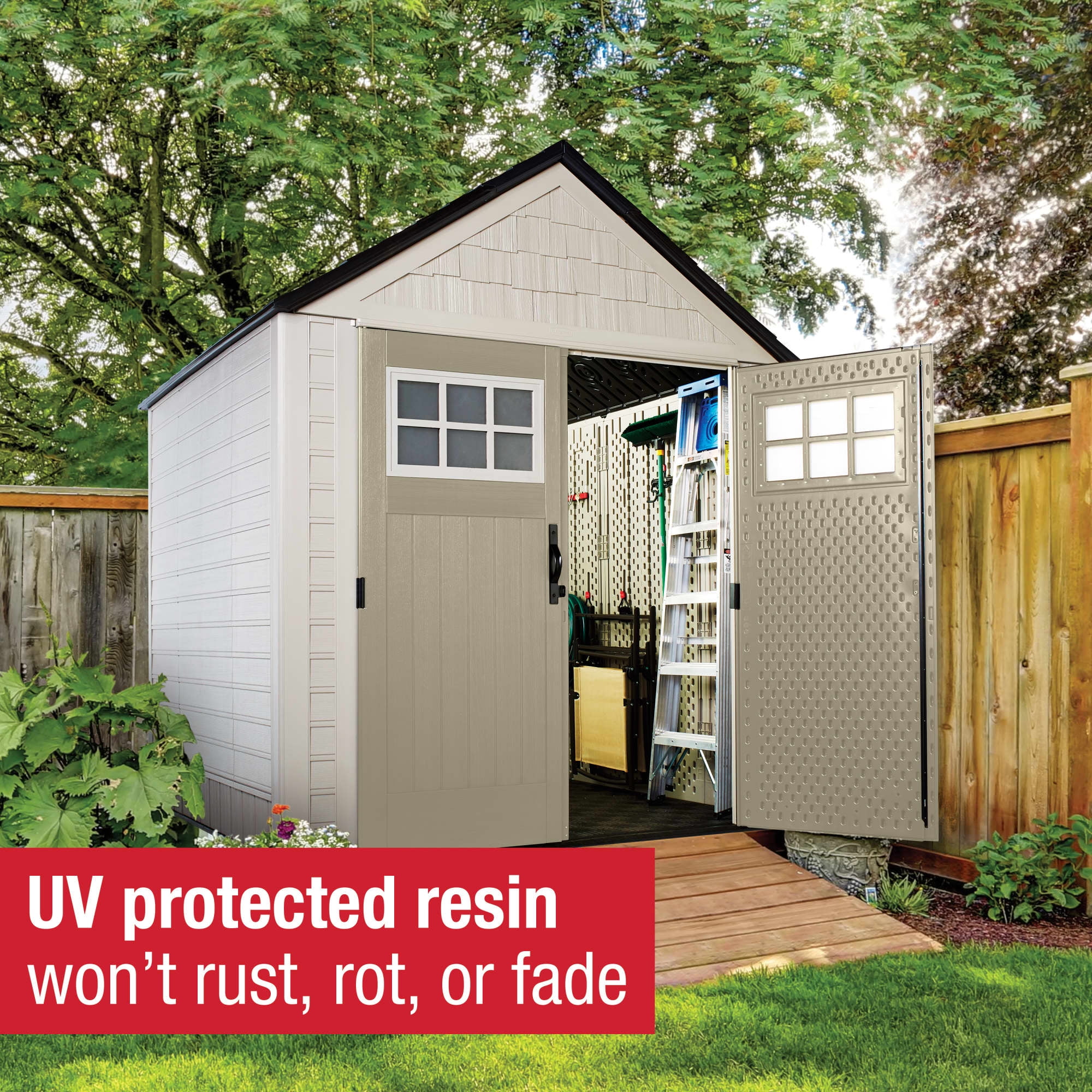 Rubbermaid 7 ft. x 7 ft. Shed