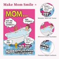 thumbnail image 2 of WaaHome Funny Mothers Day Card - Sarcastic Day Off Greeting Card for Tired Moms, Wives - Relatable Mom Life Bathtub Humor - Hilarious Gift from Husband Son Daughter, with Envelope, 2 of 7