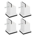thumbnail image 4 of Elevadores de cama ajustables, 4 piezas Elevadores de muebles ajustables Elevadores de mesa de escritorio Elevadores de sofá para patas de muebles Tecnología innovadora, 4 of 8