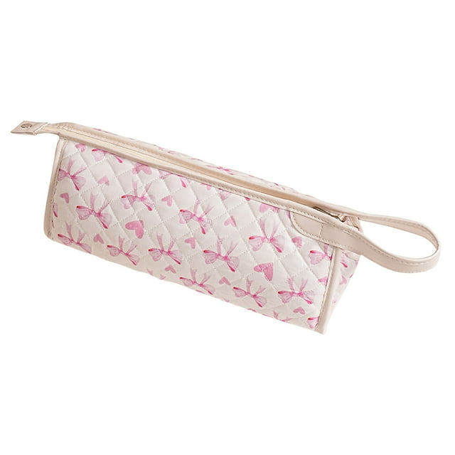 Pisexur Belleza Maquillaje Bolsa organizadora de viaje, bolsa de almacenamiento portátil que puede guardar secador de pelo y accesorios, viene con un asa lindapara mujeres y hombres