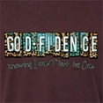 thumbnail image 6 of Wild Bobby Godfidence- Knowing I Can't But He Can Blue and Brown Cheetah Print Inspirational/Christian Men Premium Tri Blend Tee, Cardinal, Small, 6 of 6