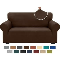YSTYLE Sofa Cover Non-slip Couch Cover Stretch Slipcover Machine Washable Furniture Protector for Dogs Cats Pets,Coffee