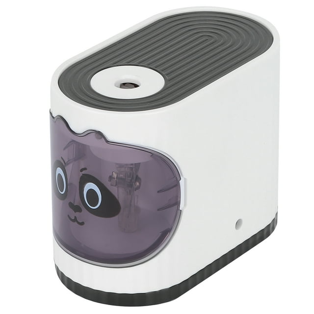 Pencil Sharpener, Electric Pencil Sharpener Battery Powered Automatic Stop Design For 6~8mm Diameter Pencil Black