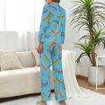 thumbnail image 3 of Top-kevin Womens Pajamas Set Hearts Leopard Lips Pattern Soft Long Sleeve Sleepwear Button Down Sets, 3 of 6