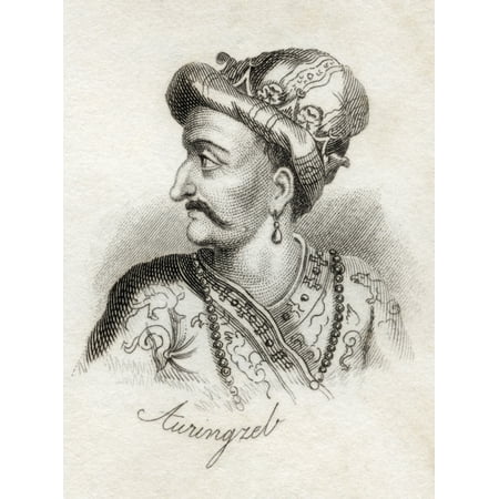 Al-Sultan Al-Azam Wal Khaqan Al-Mukarram Abdul Muzaffar Muhiuddin Muhammad Aurangzeb Bahadur Alamgir I Padshah Ghazi 1618 - 1707 Emperor Of The Mughal Empire From The Book Crabbs Historical Dictionary