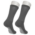 thumbnail image 3 of Noble Health Care Diabetic anti Skid Hospital Slipper Socks Women's (Grey Skid 2, 13-15), 3 of 5