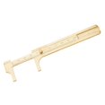 thumbnail image 4 of Calibrador De Bolsillo De Latón Regla Mini Herramienta De Medición Regla 100 Mm Herramienta De Joyeros De inconfundible Yuyangstore Escala de calibrador deslizante de latón, 4 of 7