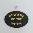 thumbnail image 4 of atención con Letrero para Colgar Decoraciones hogar de Halloween , CUTICAT CUIDADO CON LA MUESTRA DE WITCHL WALL, 4 of 8