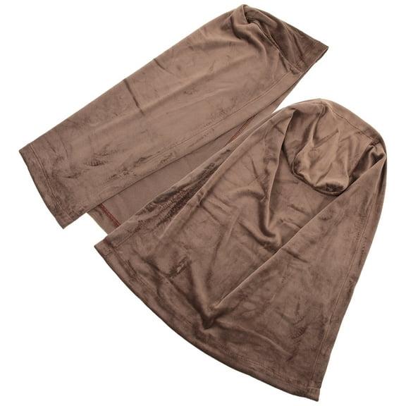 ULTNICE Sofa Armrest Cover Polyester Khaki for Adults 2Set 17.7x6.3x7.9in