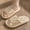 Khaki, variant on Deals ABPWLY Womens Mens Color Slippers Super Soft Breathable Bedroom Home Slippers