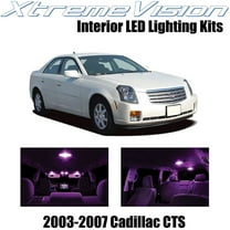 XtremeVision Interior LED for Cadillac CTS 2003-2007 5 pcs Pink Interior LED Kit   Installation Tool