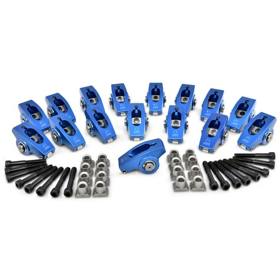 Fits Ford 1.61.7 Ratio Rocker Arms Pedestal Mnt Fits select: 1975-1996 FORD F150, 1966-1973 FORD MUSTANG