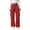 Red -BN14, variant on Inglocry Parachute Cargo Pants Women Elastic Waisted Quick Dry Lightweight Baggy Hiking Pants with Pockets Water Resistant Khaki L