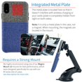 thumbnail image 5 of Dockem Wallet Case for iPhone XR; Built-in Metal Plate, 2 Credit Card Slots, Luxe M2, Blue/Grey, 5 of 9