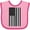 Pink and Fuchsia, variant on Inktastic Correctional Officer Daddy Boys or Girls Baby Bib