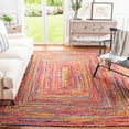 thumbnail image 3 of SAFAVIEH Cape Cod Miah Braided Area Rug, 5' x 8', Red/Multi, 3 of 6