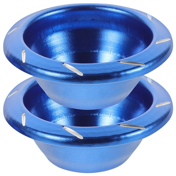 EXHUMKY Motorcycle Front Fork Cup 2Pcs Fork Frame Sliders Blue Aluminum Alloy Crash Protection 11.8X7.9X3.9In