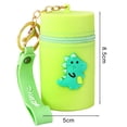 thumbnail image 5 of Joernso Storage Bag Cartoon Decor Earphone Keys Changes Coin Storage Bucket with Wrist Strap Zipper Closure Portable Keychain Bag Decoration Pendant, 5 of 8