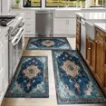 thumbnail image 6 of Kitchen Rugs Sets of 3 Non Slip Washable Kitchen Mats for Floor, Waterproof Kitchen Runner Rug, Floor Mat Carpet for Entryway, Laundry, Sink, Hallway, Bathroom, 6 of 12