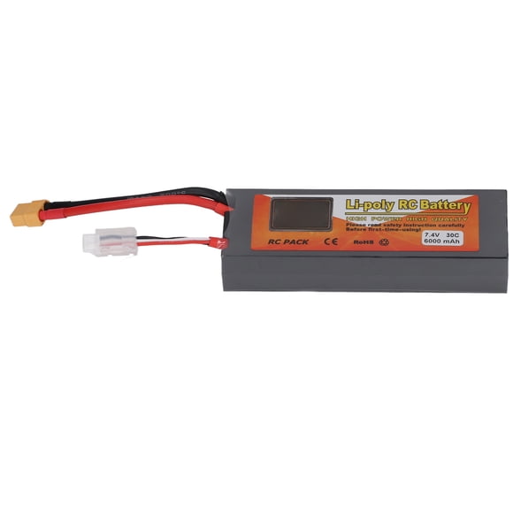 Batería LiPo 30C, Batería LiPo RC De Alta Tasa De Descarga Segura Con Enchufe XT60 Para Reproductor Para Tienda De Juguetes