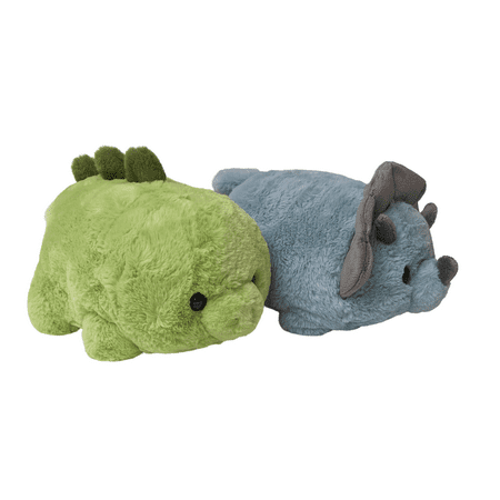 STEVIE STEGOSAURUS & TAREN TRICERATOPS Spudsters 10" Stuffed Plush, by Aurora