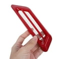 thumbnail image 3 of VERDANVERSE 2 Pcs Cache-Ventilation pour Hotte, Rouge, Garniture de Style de Voiture, 3 of 5