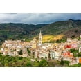 thumbnail image 2 of Wilson, Emily 14x11 Gold Ornate Wood Framed with Double Matting Museum Art Print Titled - Messina Province-Novara di Sicilia The medieval hill town of Novara di Sicilia, 2 of 4