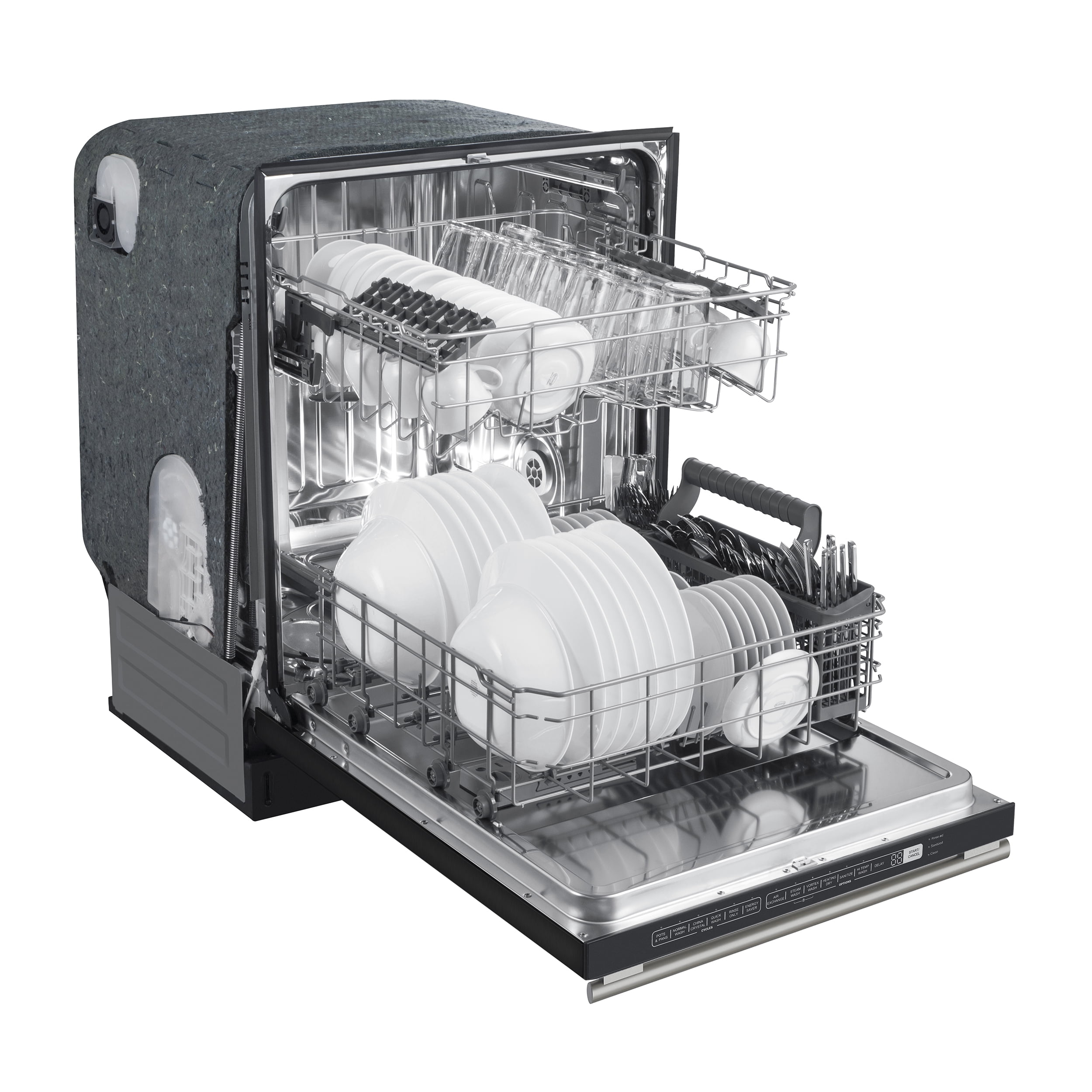 Forno FDWBI806724B 49 dBA Black Top Control Dishwasher