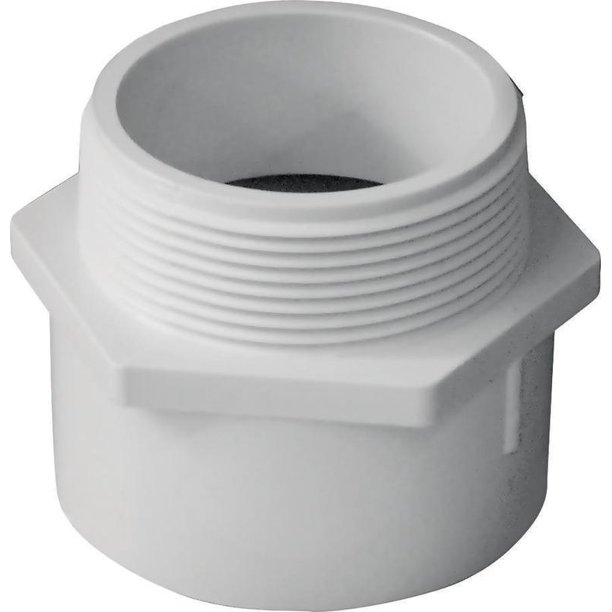 300 Solvent Weld Pipe Adapter, 2 in, Slip X MIP, SCH 40, PVC Walmart