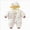 Red, variant on 0-6 Months Newborn Baby Winter Hooded Padded Romper With Cute Star Cloud Decor Infant Warm Zipper Snowsuit Sleep & Play One-Piece Bodysuit Newborns Everyday Wear