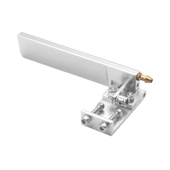 Remote Control Boat Steering Rudder Aluminum Alloy Construction Rudder with 75/95mm Depth for Model Boat Upgrades
