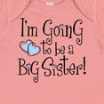thumbnail image 4 of Inktastic Heart New Big Sister Girls Baby Bodysuit, 4 of 5