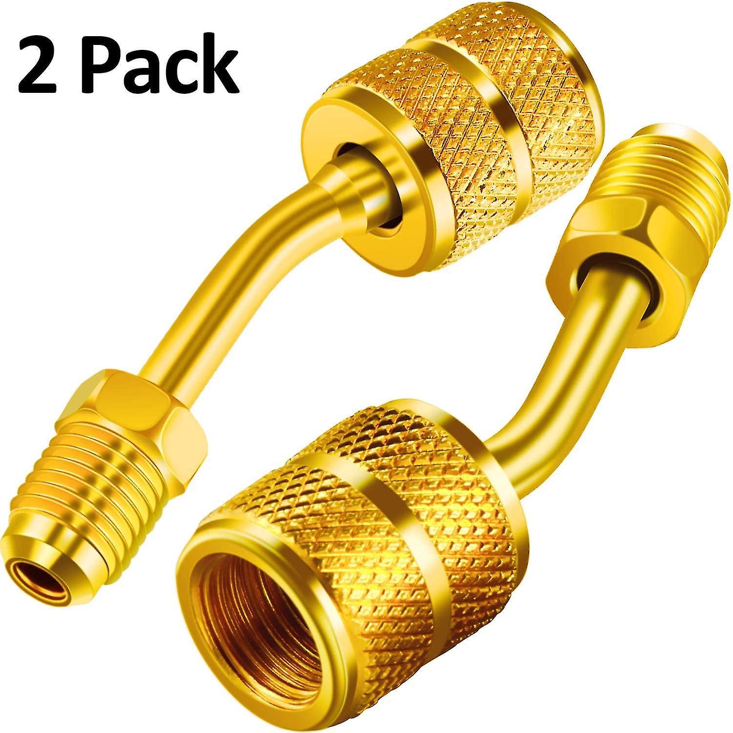 Adattatore Per Caricamento Impianti AC &ndash; Da 1/4&rdquo; SAE Maschio A 1/2&rdquo; ACME Femmina, Ottone, CarBole